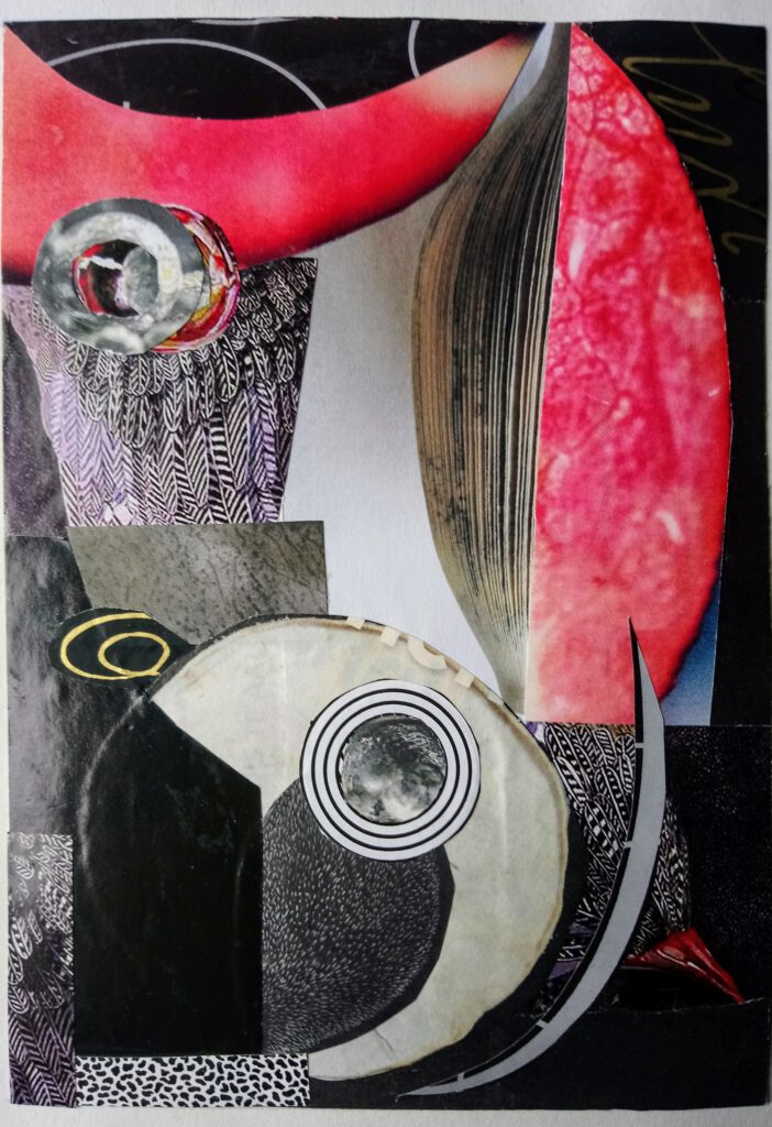 2015- 2018: Collage 20 (serie) collage 15x,21cm